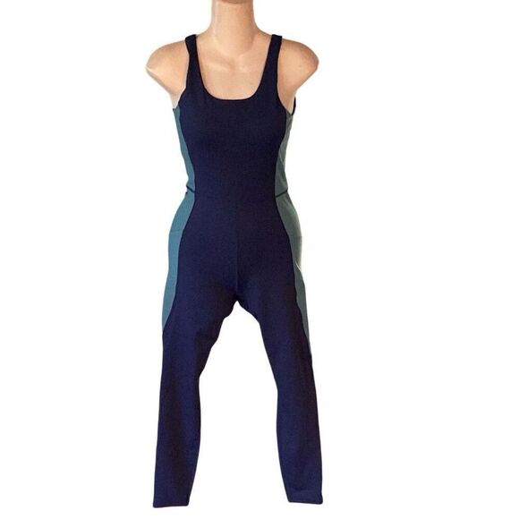 Move Theology Colorblock Athletic One Piece Bodysuit Women’s Small Jumpsuit - Picture 2 of 8